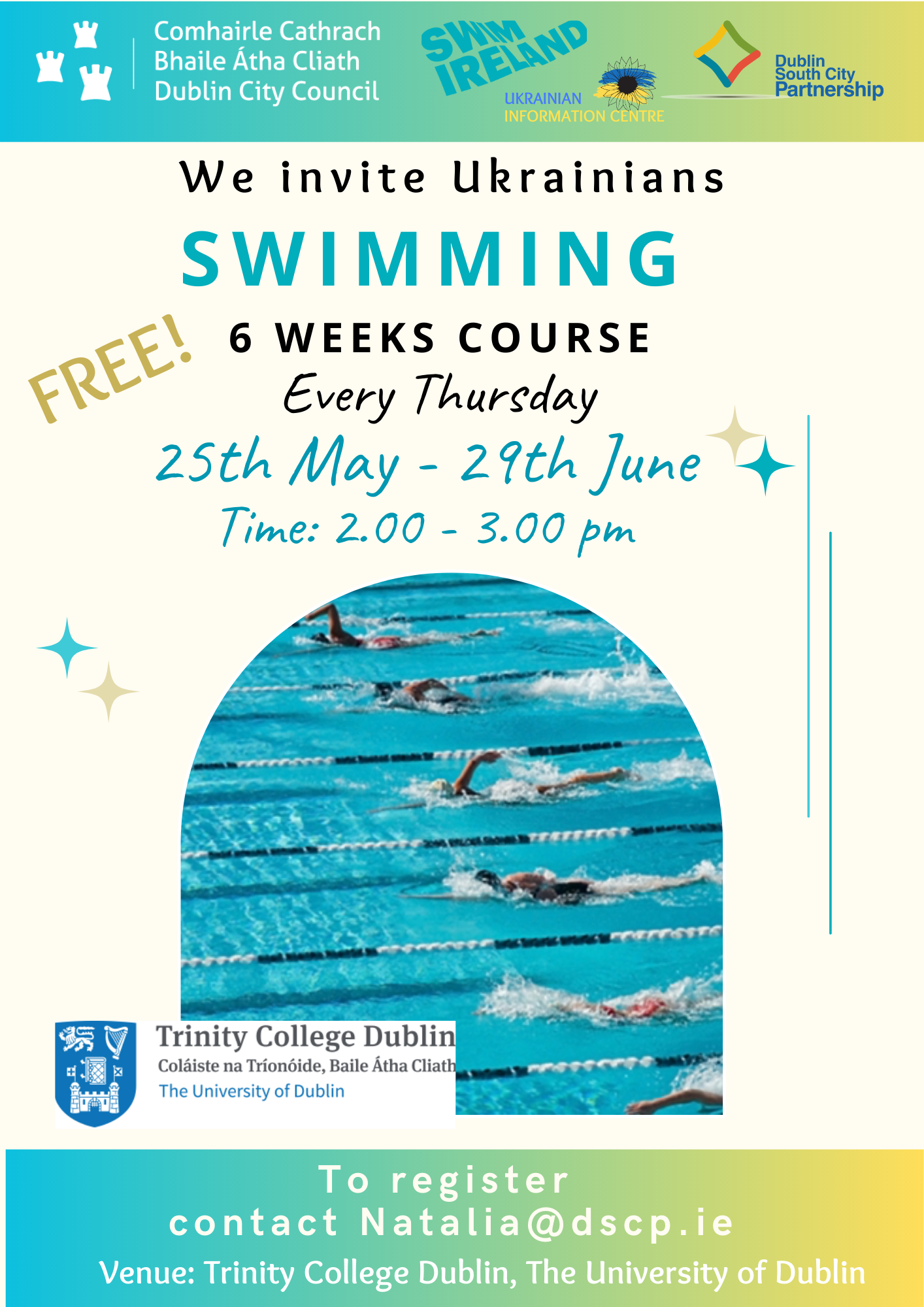 Swimming for adults – DSCP – Dublin South City Partnership