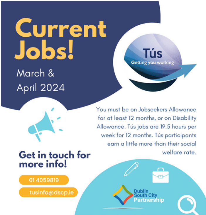 TUS vacancies - March - April 2023